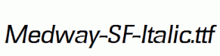 Medway-SF-Italic.ttf