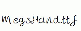 MegsHand.ttf