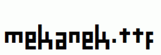 Mekanek.ttf