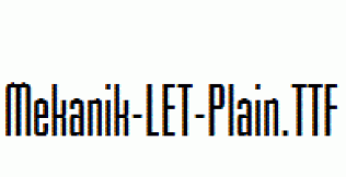 Mekanik-LET-Plain.ttf