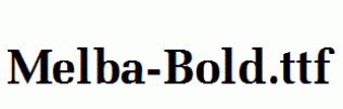 Melba-Bold.ttf