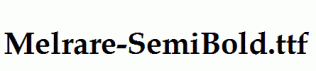 Melrare-SemiBold.ttf