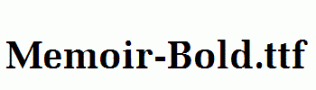 Memoir-Bold.ttf