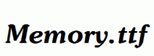 Memory.ttf