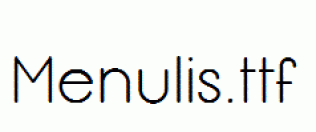 Menulis.ttf