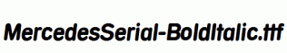 MercedesSerial-BoldItalic.ttf