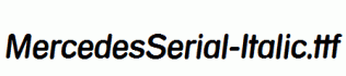 MercedesSerial-Italic.ttf