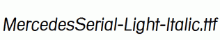 MercedesSerial-Light-Italic.ttf