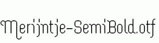 Merijntje-SemiBold.otf