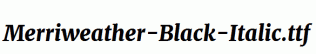 Merriweather-Black-Italic.ttf