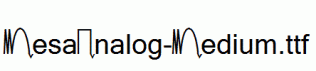 MesaAnalog-Medium.ttf