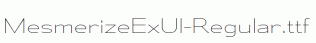 MesmerizeExUl-Regular.ttf