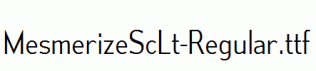 MesmerizeScLt-Regular.ttf