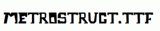 Metrostruct.ttf