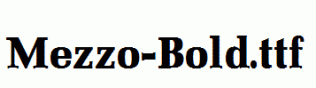 Mezzo-Bold.ttf