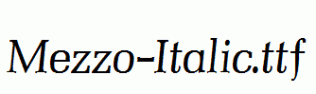 Mezzo-Italic.ttf