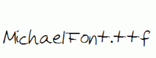MichaelFont.ttf