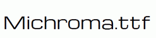 Michroma.ttf