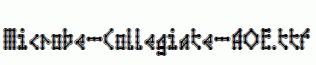Microbe-Collegiate-AOE.ttf