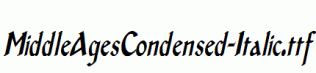MiddleAgesCondensed-Italic.ttf