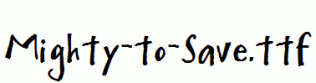Mighty-to-Save.ttf