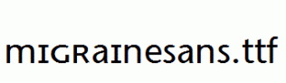 MigraineSans.ttf