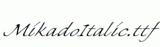 MikadoItalic.ttf