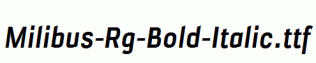 Milibus-Rg-Bold-Italic.ttf