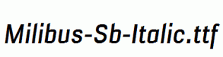 Milibus-Sb-Italic.ttf
