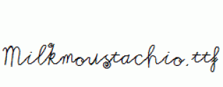 Milkmoustachio.ttf