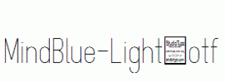 MindBlue-Light.otf