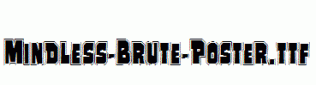 Mindless-Brute-Poster.ttf