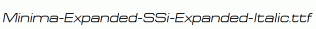 Minima-Expanded-SSi-Expanded-Italic.ttf