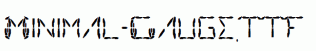 Minimal-Gauge.ttf