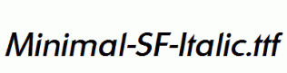 Minimal-SF-Italic.ttf