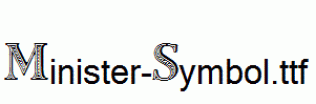 Minister-Symbol.ttf