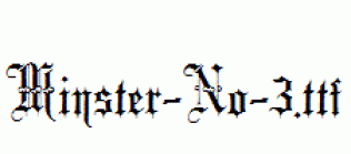 Minster-No-3.ttf