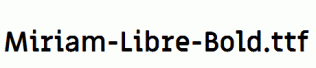 Miriam-Libre-Bold.ttf