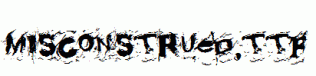 Misconstrued.ttf