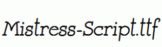 Mistress-Script.ttf