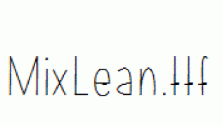 MixLean.ttf