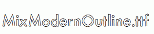 MixModernOutline.ttf