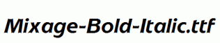 Mixage-Bold-Italic.ttf