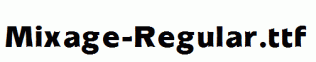 Mixage-Regular.ttf