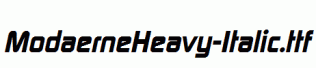 ModaerneHeavy-Italic.ttf