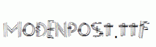 ModenPost.ttf
