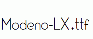 Modeno-LX.ttf
