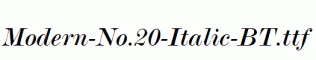 Modern-No.20-Italic-BT.ttf