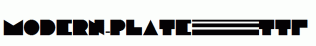 Modern-plate.ttf