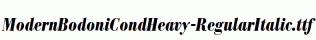 ModernBodoniCondHeavy-RegularItalic.ttf